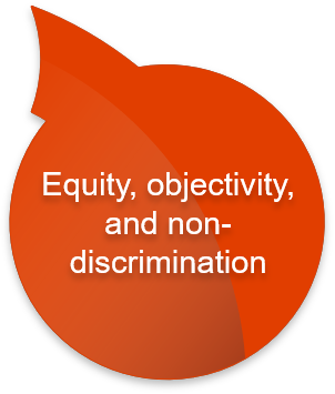 Equity, Objectivity and Non-discrimination